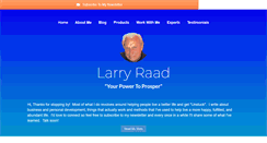 Desktop Screenshot of larryraad.com