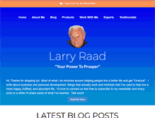 Tablet Screenshot of larryraad.com